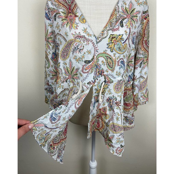 Zara Floral Blouse Top - Picture 4 of 7